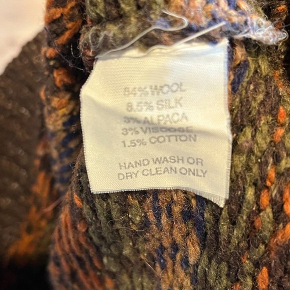 Burberry Multicolor Patterned Crew Neck Sweater - Picture 3 of 5